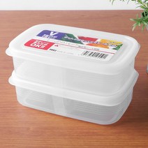 일본 나카야 밀폐용기 (선택1) 밀폐통 전자렌지 사용, 450ml, 2개입X1개(V), 1개