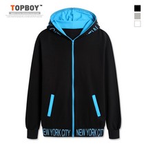 TOPBOY 뉴욕시티 나염 후드집업 (MZ159)