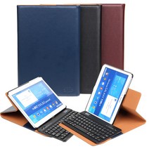 골드다이크 AZA 블루투스 키보드 태블릿PC 케이스, 갤럭시탭A6 10.1 (S펜/p580/p585), 브라운