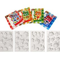 도너랜드 플렉시블몰드-과일, 플렉시블몰드-물고기, 1개