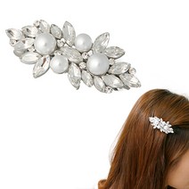 바이진주리본 알리샤포인트핀 머리핀