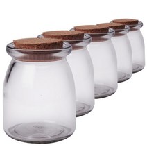 마타바 푸딩병(소) (중)_코르트뚜껑포함, 5개, 1개