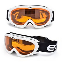 ETNA 스키 보드 고글 안경착용가능 ETNA-605 / MADE IN KOREA, 화이트