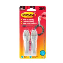 3m 코맨드 전선용 클립(17304/번들), 백색 전선용클립(17304), 1 세트