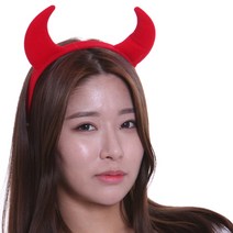 악마 머리띠 뿔 할로윈 파티 헤어밴드 용품 월드컵, 단품