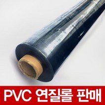 pvc연질 롤단위 판매 방풍비닐 투명매트 두께 0.5mm 1mm 2mm 3mm 4mm 5mm, 투명, 두께 2mm] 폭120cm x 길이20m