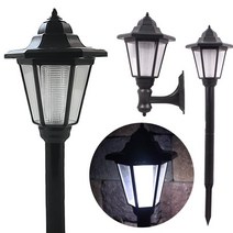 신성나라 태양광정원등 태양열충전 LED등 잔디조명 문주등 태양열정원등 잔디등 경광등 투광등, 플러스, 흰빛