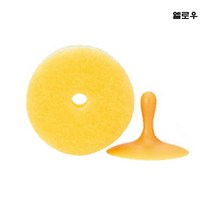 마나 POCO 흡착 스펀지, 옐로우, 1개