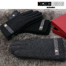 미치코런던 스마트폰터치 남성 모장갑 MLK-MM502