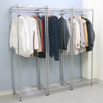 킹메탈행거/수납과 옷걸이/이동식행거, 5. 600x450x1800 2단 1행거