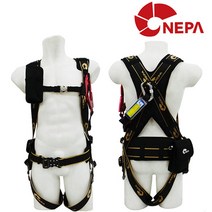 NEPA 산업용 전체식 안전벨트/죔줄 포함, 엘라스틱 죔줄
