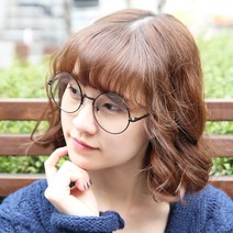 올리버프레임 오버사이즈 원형 메탈 안경 G6610 실테(금속테)