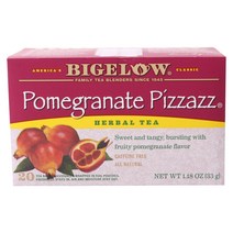 Bigelow 포메그라네이트 피자즈 허벌 티, 1.65g, 20개입