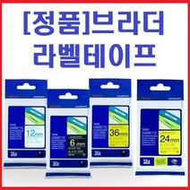 브라더 라벨테이프 길이 8M, TZe-551, 폭 24mm