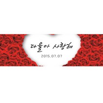 [e베이비랜드] 촛불이벤트용품 모음딜 프로포즈현수막(문구)(가로형), 256_프로포즈현수막(문구)(가로형) B768.꽃샘_문구, 꽃샘 문구