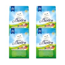 비스트로 뉴트리나 어덜트 고양이 사료, 헤어볼, 2kg, 4개