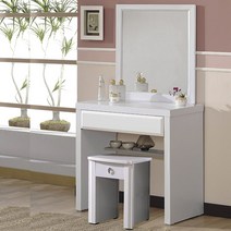 [아이앤]니뜨프리티화장대KH(의자포함), 웬지화이트