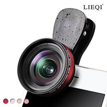 LIEQI 0.6X Wide 초광각 셀카렌즈 LQ-033 2in1, 샴페인, 1개