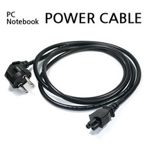 노트킹 컴퓨터 PC 노트북 모니터 2구 3구 전원 케이블 코드 선 어댑터, 일반2구(1m)