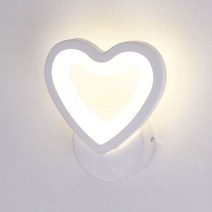 boaz 하트(LED) 벽등 조명 카페조명 인테리어 벽조명, 하트벽등(LED)