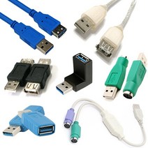 더블스피드 마이크로 USB 케이블 PS-2 키보드 마우스 등 변환젠더 연장케이블, AQ0045