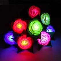KHMALL LED장미, 화이트