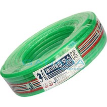 가나다용품 연두색호스15mm-40M 일반수도호스 물호스 롤판매호스 물사용 수도호스 유리창 청소용호스 가정용호스 정원 지하수 일반가정호스 기본, 1개