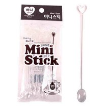 하니 투명 미니스틱 20P(13cm) /미니스틱 / 커피스틱/ 커피스푼 / 미니스푼, 1, 1