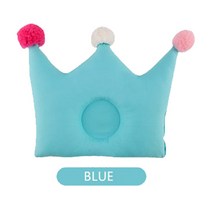 크라운짱구베개 KC인증 아기베개, 블루