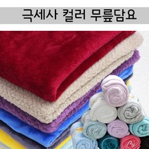 인하우스 극세사 컬러 무릎담요 무릎이불 수면 낮잠 담요