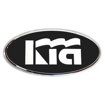 기아굴뚝 엠블럼 OLD KIA, 크롬화이트, 4호