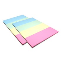 그레이프폴더매트 유아폴더매트, 파스텔 4단 1+1