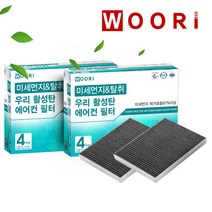 우리 활성탄 필터 (1회 교체분), 1개, 기아 | wc106 그랜드카니발