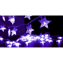 KHMALL 스트링라이트 인테리어조명, 퍼플 20구 일반