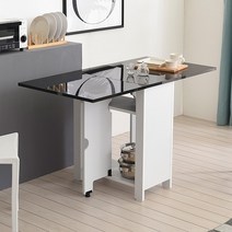 모아가구 하이그로시 600 접이식 테이블 (착불), 화이트