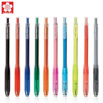 사쿠라 볼사인 노크식 젤볼펜 30색0.4mm/0.5mm/0.6mm, 0.6mm/파스텔핑크, 1개