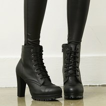 10cm 국내생산 PU 여성워커 힐 D-621