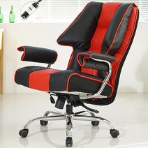 애플트레이더 뉴타이탄 M3 소파체어 게이밍체어 컴퓨터의자, 블랙/레드-포켓스프링좌판