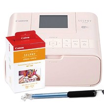 캐논 셀피CP1200 포토프린터+108매+잉크 포토프린터, 핑크, 캐논 포토프린터 셀피 CP1200+108매