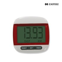 엠파이어 만보계 조깅 등산 스톱워치 초시계 만보기, 1.베이직(레드), 1개