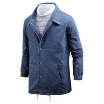 다꾸앙 남자 꿀템 워싱 청 코치자켓 _jk1439