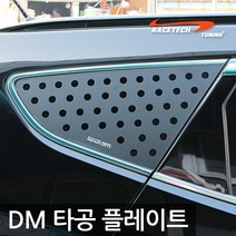 레이스텍 3D타공 플레이트 / C필러, H.싼타페DM, 2개입