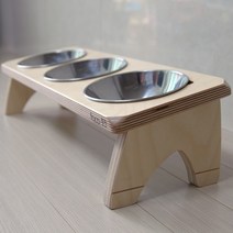 포코 자작나무 강아지 고양이 3구 높이120 식탁, 네추럴, 1개