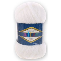 알리제 컨트리 뜨개질 실, White