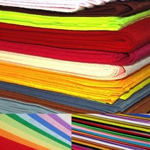 문구조아 4절 부직포 낱장 1장 45x45cm 펠트지, $OX6_초록 x 1장