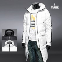 메이드 CM_세인트 루크 배색 롱 패딩 9601(A)