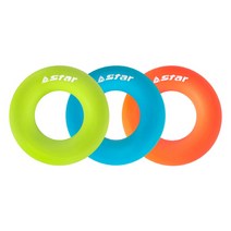 STAR 스타 핸드 링 그립 / 실리콘 악력기 EU160, 그린[약]