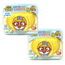 뽀로로 숨쉬기 편한 극세사 입체방한대-유아용(노랑 뽀로로), 2개, 1개