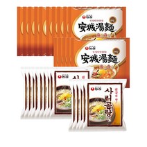 농심 안성탕면 15개 + 농심 사리곰탕면 15개, 1개