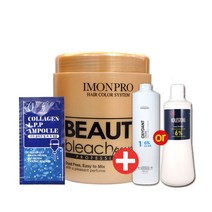 아름다운 아이몬 탈색제 500g + 산화제 6% 1000ml 코겐앰플, 1개